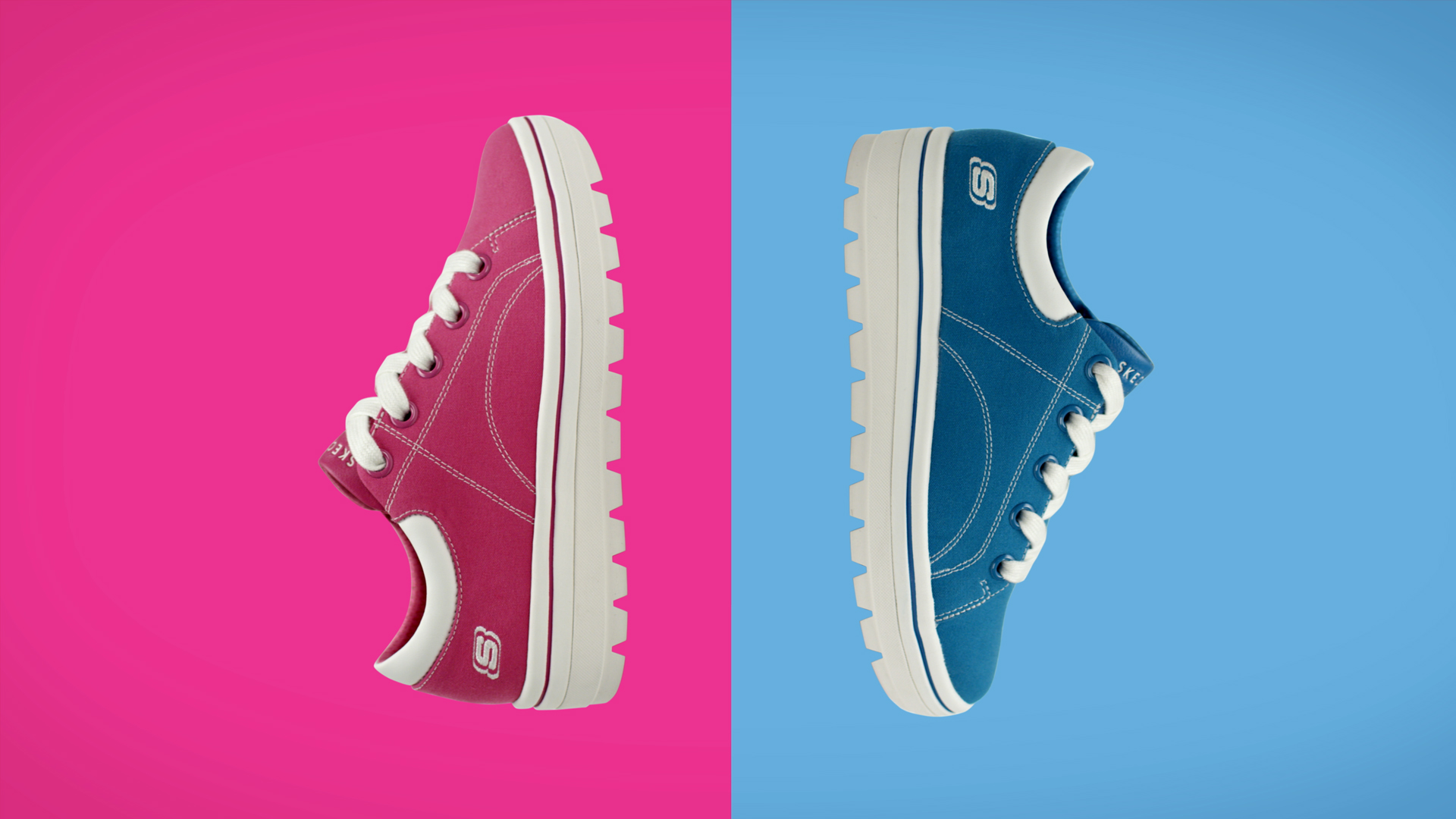 Skechers — Street Cleats — pink and blue product