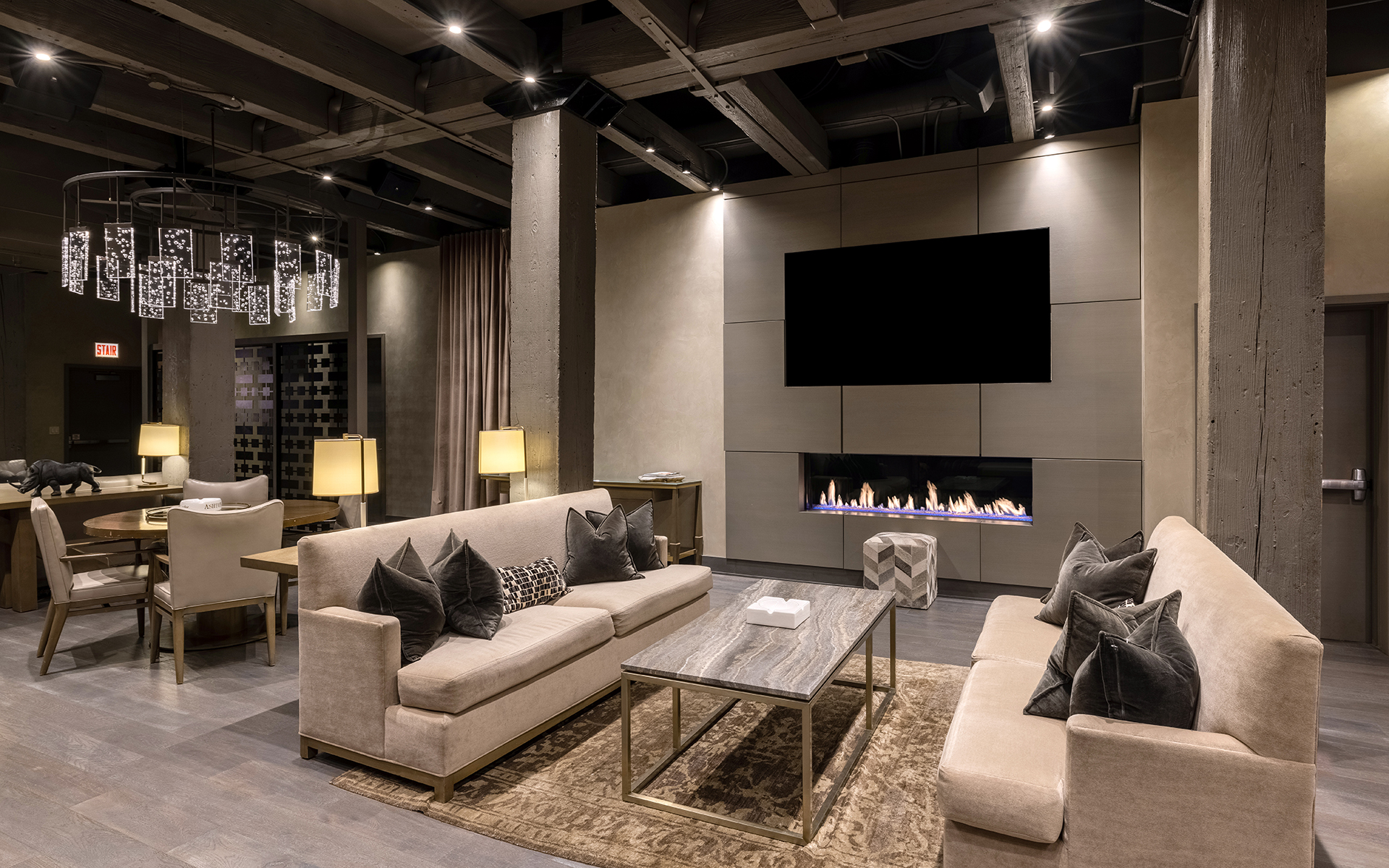 The Clayton — members lounge